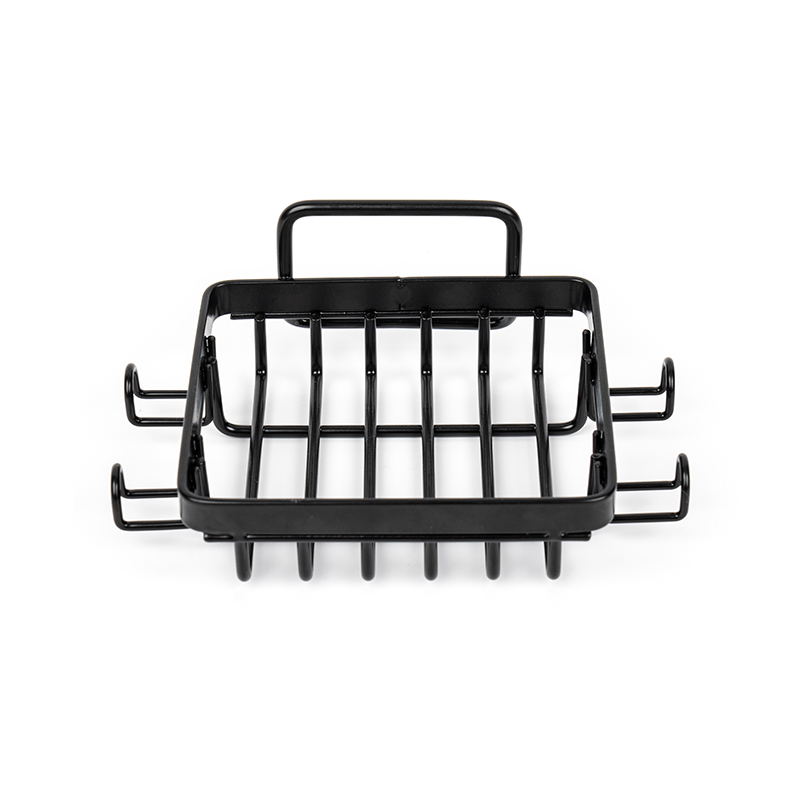 Porte-savon en barre d'acier inoxydable noir pour douche