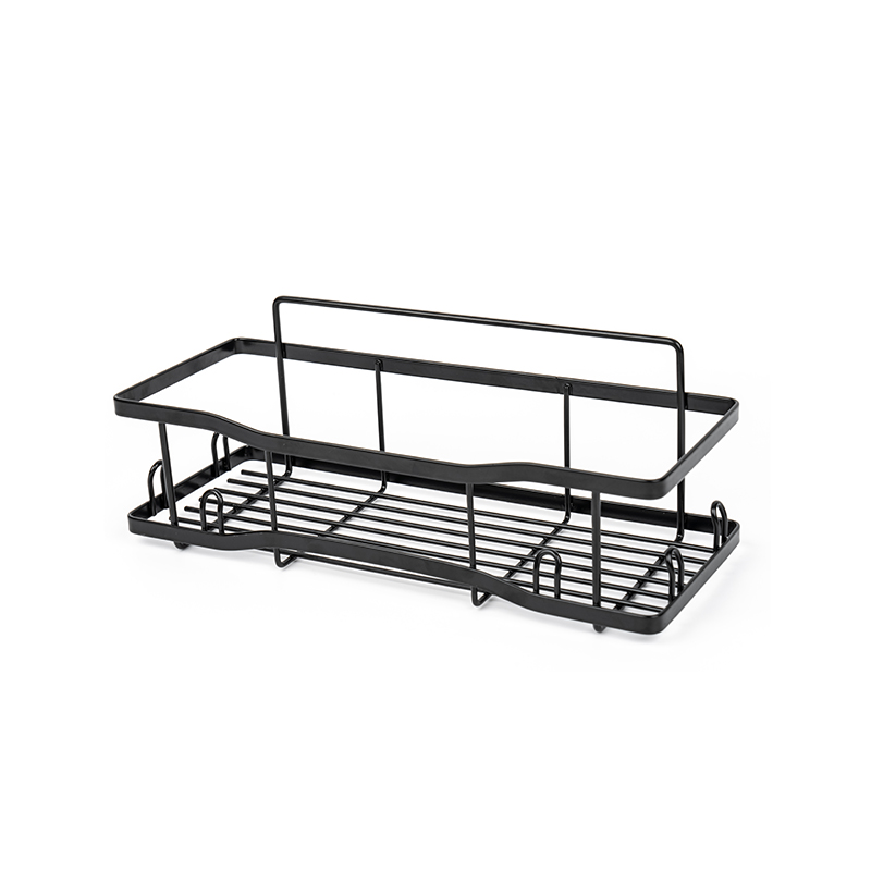 Panier de rangement mural en fil métallique pour cuisine et salle de bain