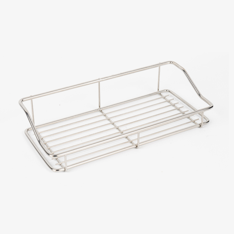 Étagère de rangement pour salle de bain sans perçage en acier inoxydable