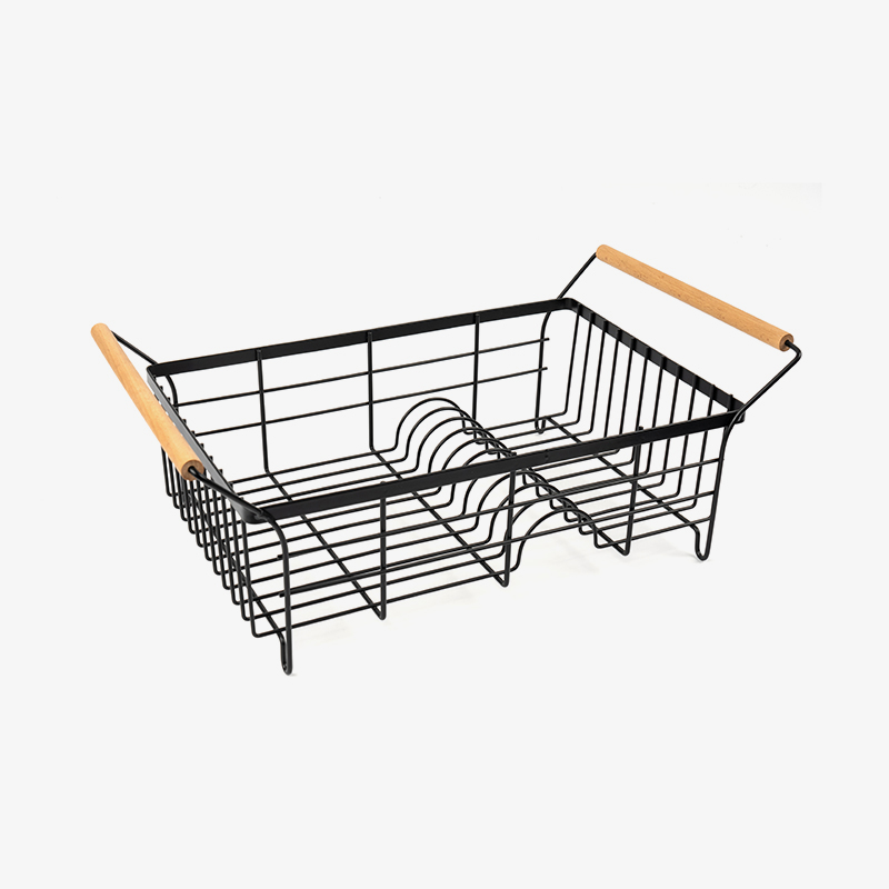 Égouttoir à vaisselle en acier inoxydable avec porte-couverts et égouttoir