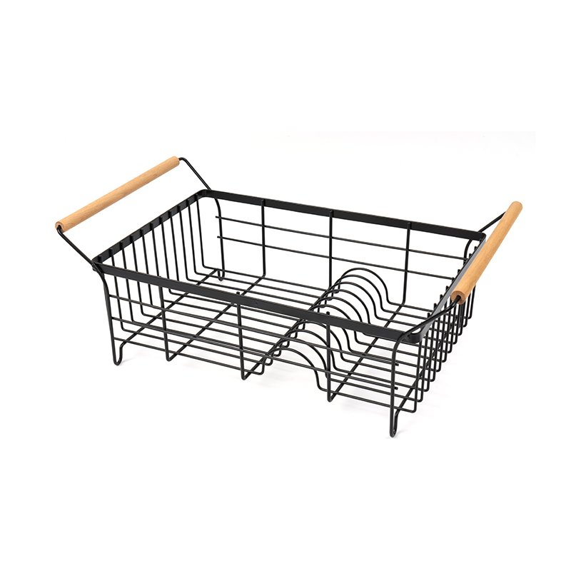 Égouttoir à vaisselle en acier inoxydable avec porte-couverts et égouttoir