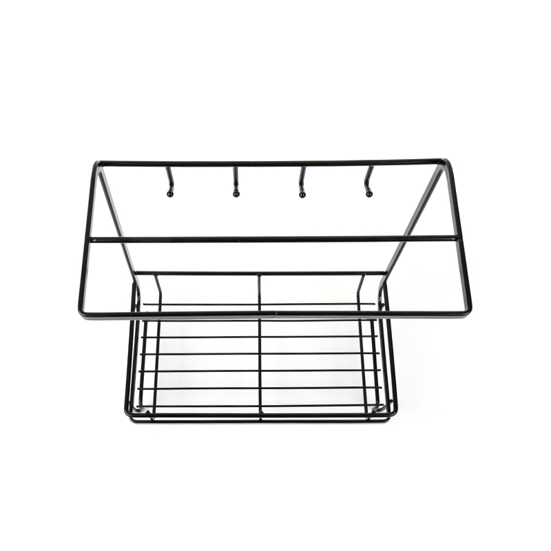 Support d'évier de cuisine avec porte-éponge et torchon