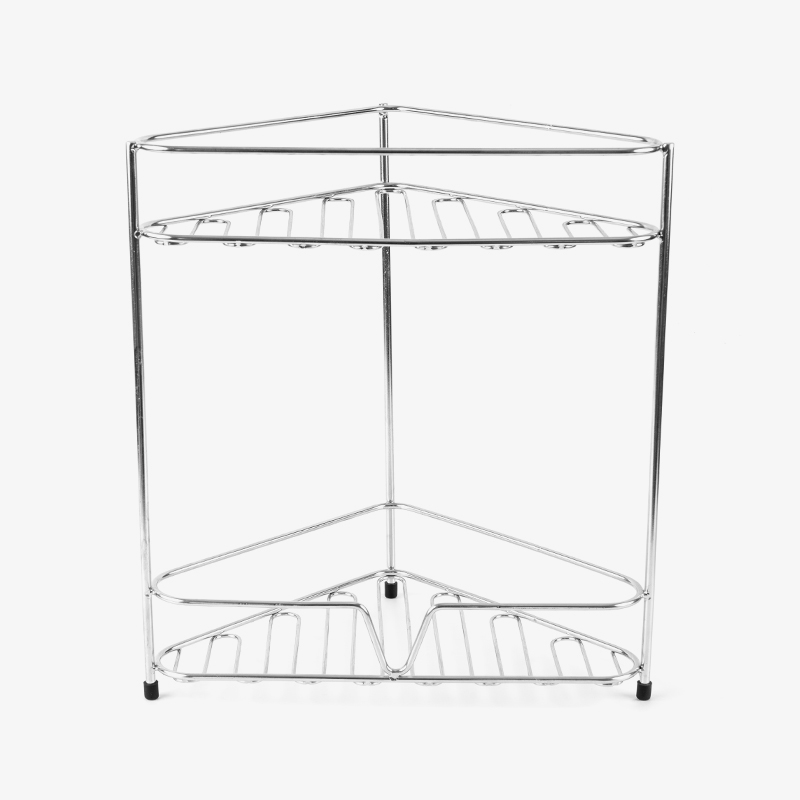 Étagère d'organisateur de comptoir de salle de bain d'angle