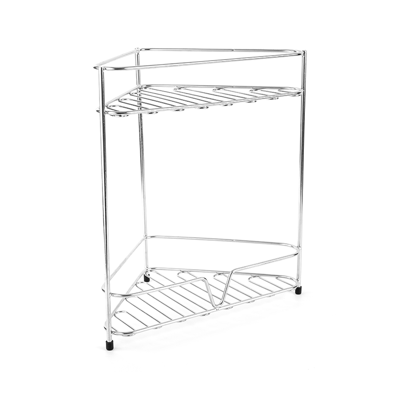 Étagère d'organisateur de comptoir de salle de bain d'angle