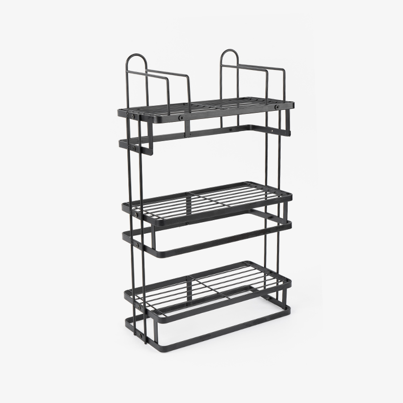 Support de rangement réglable en métal à 3 étagères pour cuisine et garage