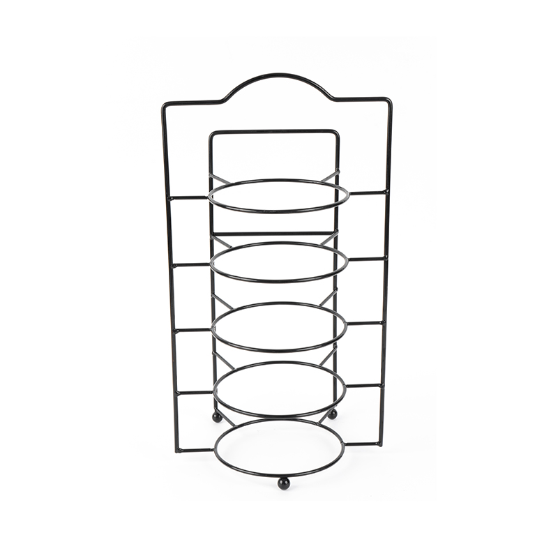 Support de service à plusieurs niveaux avec bols et plats
