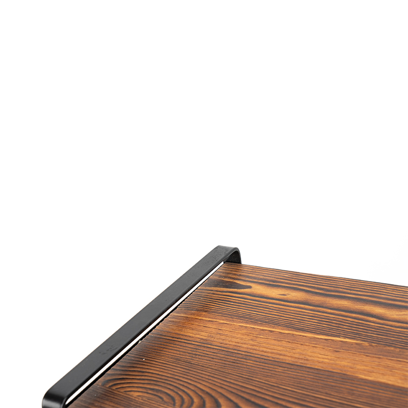 Bouteilles de casier à vin de comptoir en bois rustique, pas besoin d'assemblage