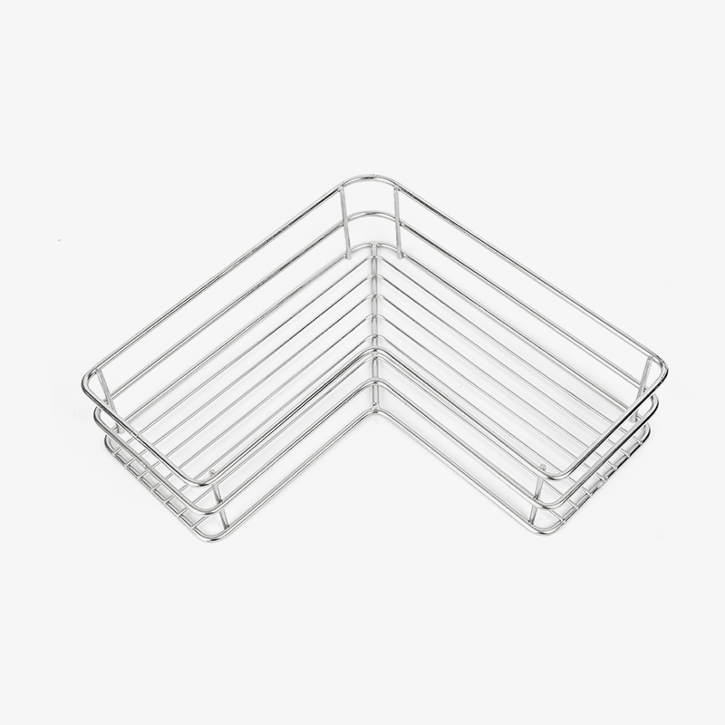 Support de douche d'angle en acier inoxydable SUS304 avec adhésif