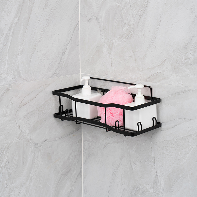 Panier de rangement mural en fil métallique pour cuisine et salle de bain