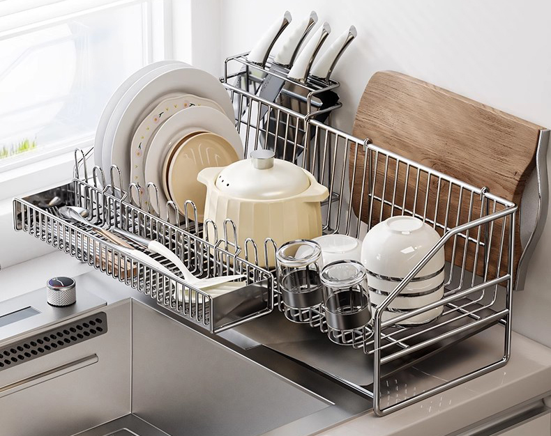 Le porte-ustensiles en acier inoxydable 304 est-il le choix idéal pour les petites cuisines ?​