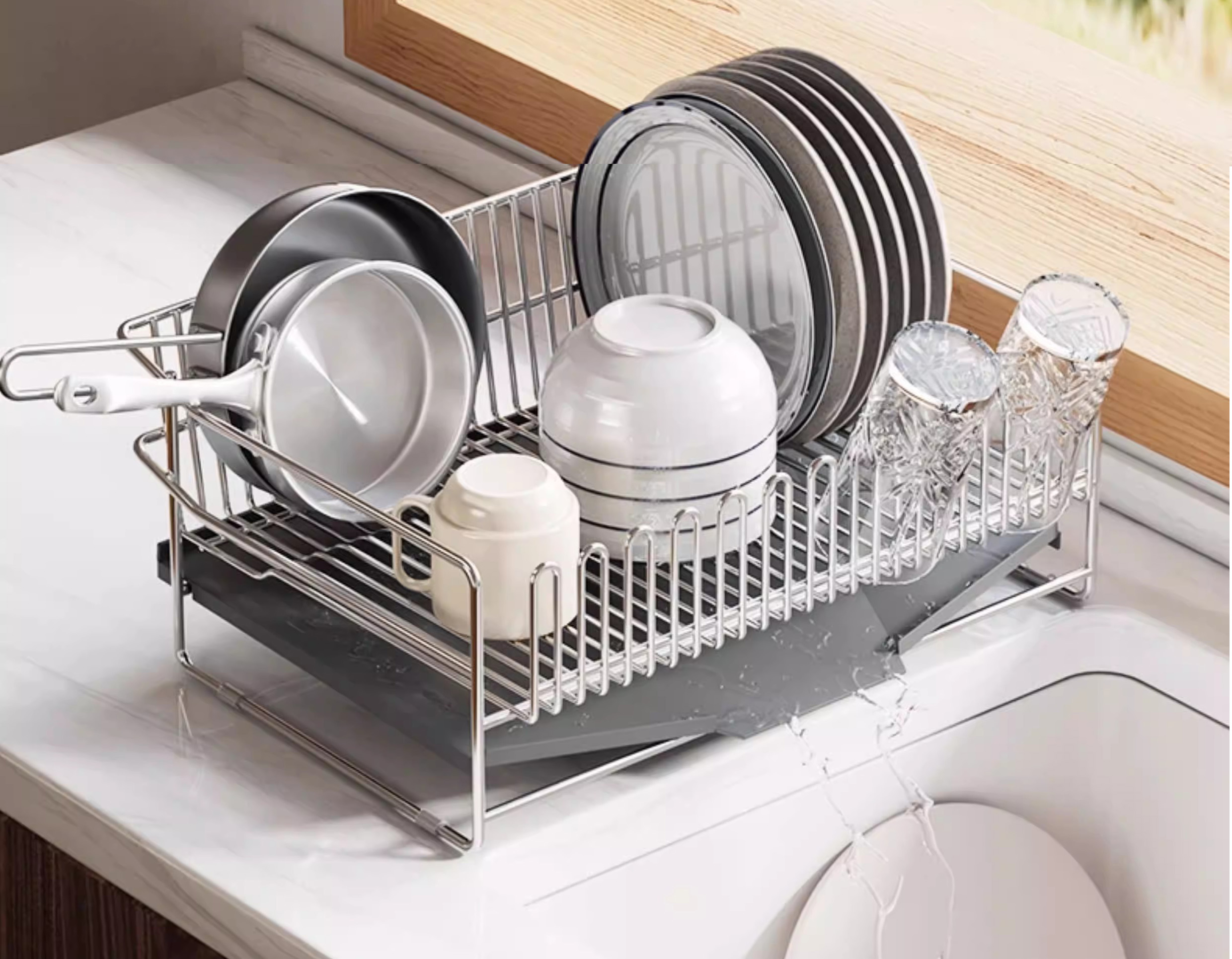 Qu'est-ce qu'un porte-ustensiles en acier inoxydable 304 et à quoi sert-il ?